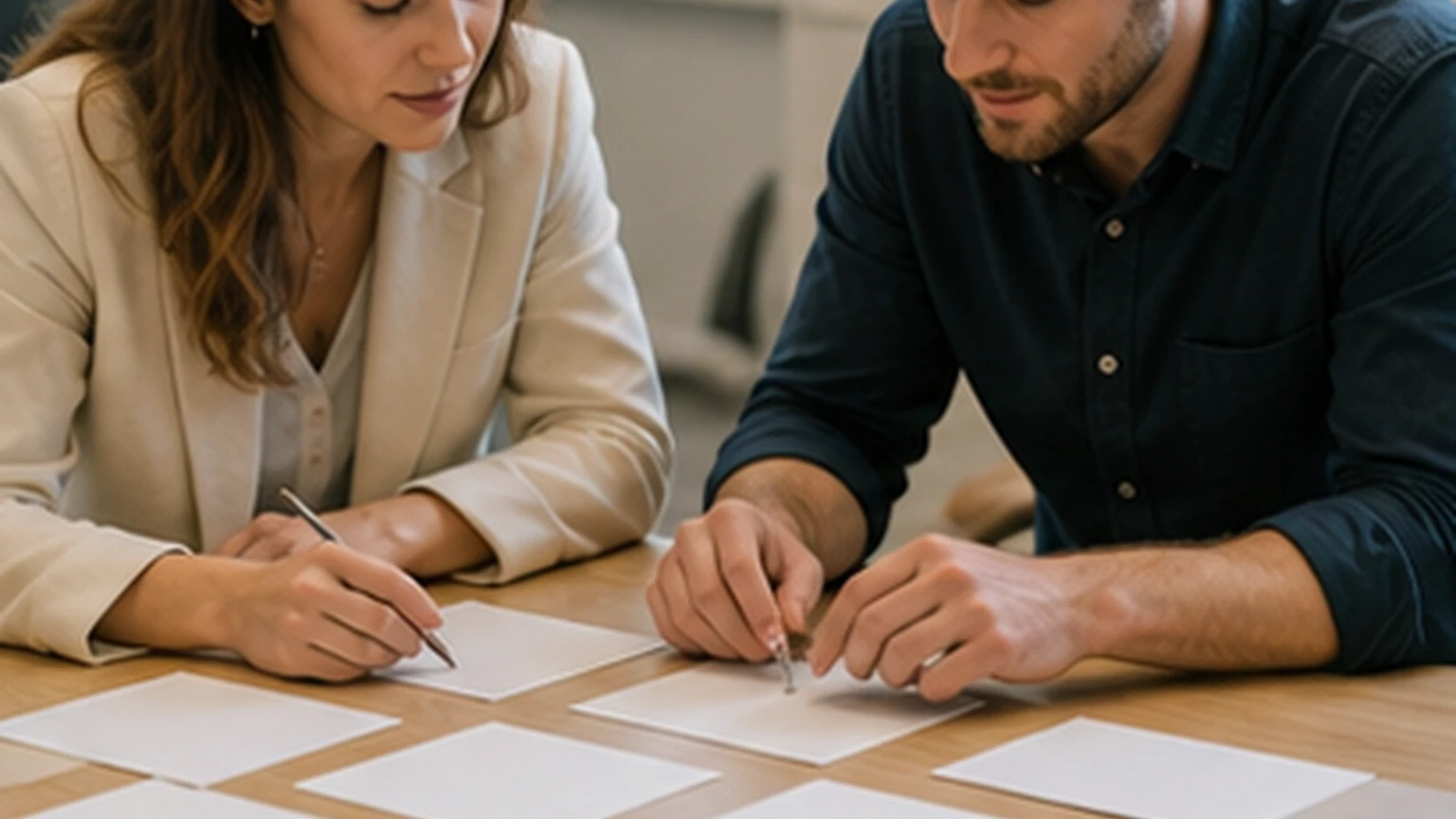 Illustration éditoriale pour Qualifier des prospects B2B avec des critères partagés